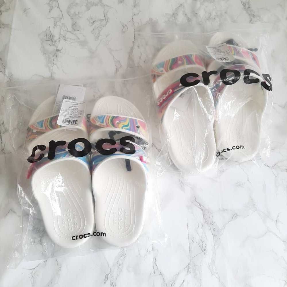 Crocs Sandals Mens 8 - Picture 5 of 6